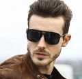 Sunglasses Square Frame with Side Retro Frame For Man & Woman. 