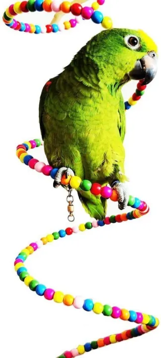 Colourful%20Rotate%20Ladder%20Toy%20for%20Bird%20Parrot%20Budgie%20Parakeet%20Cockatiel%20Conure%20Lovebird%20Finch%20Canary%20Cockatoo%20African%20Grey%20Amazon%20Cage%20Perch%20Stand%20-%20Image%202