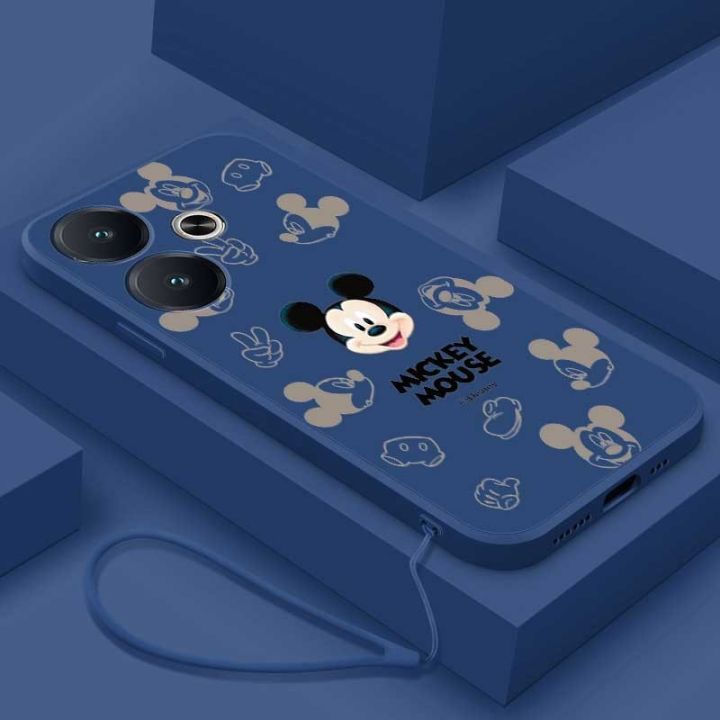 Xiaomi Redmi 13 redmi13 12 Casing Mickey Family Mobile Case Cute Mouse Silicon Liquid Rubber Cover