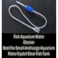 Aquarium Cleaner Tool Siphon Gravel Suction Pipe Filter for Fish Tank, Best For Small And Large Aquarium Vacuum Water Change Pump Tools. 
