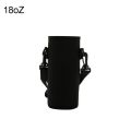 18oZ/36oZ/64oZ Thermos Bottle Cover Portable Double Water Bottle Carrier Soft Silicone Insulated Cup Cover Bag With Strap. 