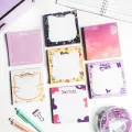 Cute Aesthetic Tear Off Notepads | Cute Stationery | Pocket Size 4x4" | Floral, Aesthetic Scenery, BTS Themed Notepad. 