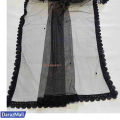Black Light weight Narrow Net Stole Scarf Stoler For Ladies and Girls and Many More Colours Black Yellow White Blue Red Pink Multiple Dupatta STOLES Hijab Scarf For Girls NET JALI WALA STOLER Designing. 