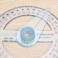 Geometry Rotary Full Circle Office Swing Arm School Supplies Pointer Angle Ruler Protractor Measuring tools Goniometer. 