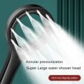 Heart Ring Spray Booster Shower Heads High Pressure Shower Head Home Shower Sets Bathroom Rain Shower Mixer Bathroom Accessories. 