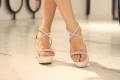Women Fashion Block Heel, Pearl Shoes, Bridal Ivory Shoes, High Heels, Cream Low Heel, Wedding Shoes, Beige. 