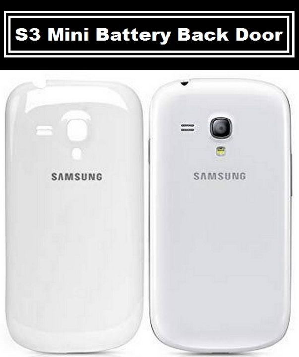 SAMSUNG GALAXY S3 mini BATTERY BACK COVER  - REPLACEMENT REAR SIDE COVER - BATTERY DOOR
