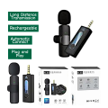 Original K35 Wireless Microphone~ Single/Dual Collar Mic for Mobile Phone, Camera, YouTube, Audio/Video Recording, Vlogging and Live Streaming ~ Compatible with Android (3.5mm Jack)  ~ Lavalier Microphone by TechDepot. 