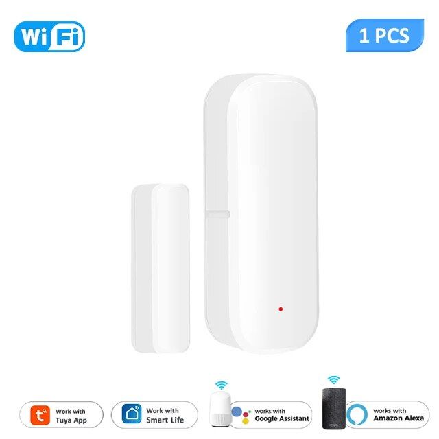 Tuya Smart WiFi Door Sensor Window Sensor Door Magnetic Alarm Detector ...