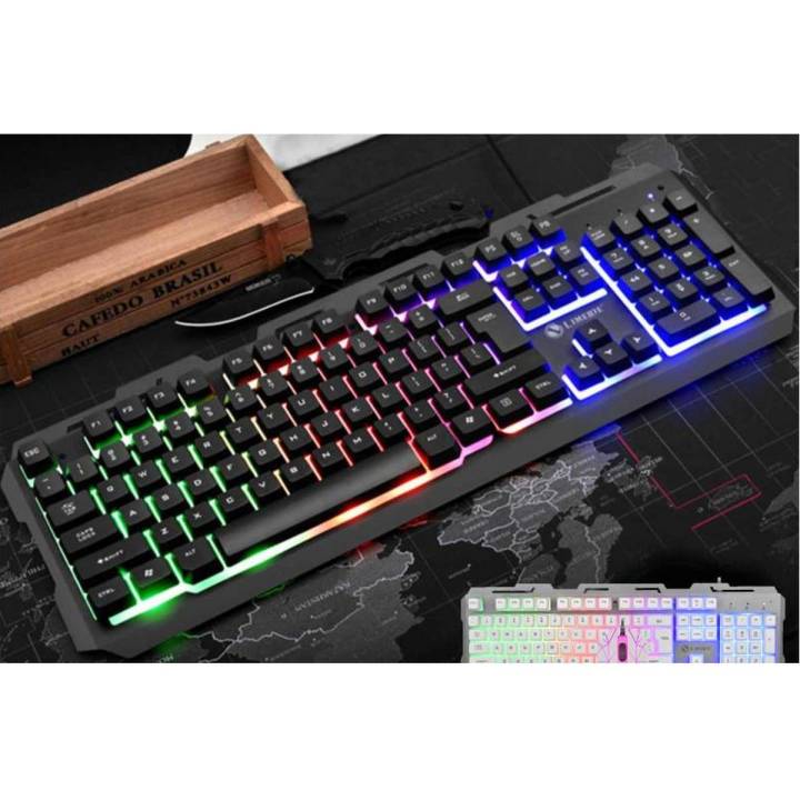 Gaming Keyboard RGB Mechanical Feeling - Wired Waterproof Keyboard