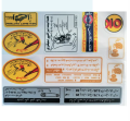 Hidayat Caution Sticker Kit for Motorcycle Waterproof. 