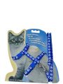 01 pcs Cat Harness + Leash Printed Design Adjustable. 