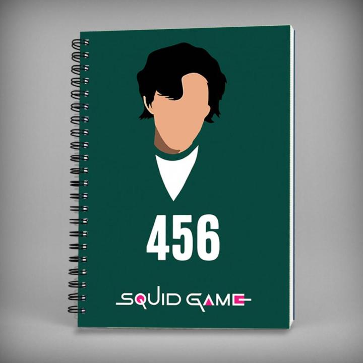 456 Squid Game Spiral Notebook - 7584