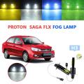 FOG LAMP LED BULB FOR PROTON  Saga Flx Ice blue White Yellow Lampu Spotlight Sport Light Mentol Kereta Halogen Replacement H3  Proton Saga Flx MMC  fog lamp. 