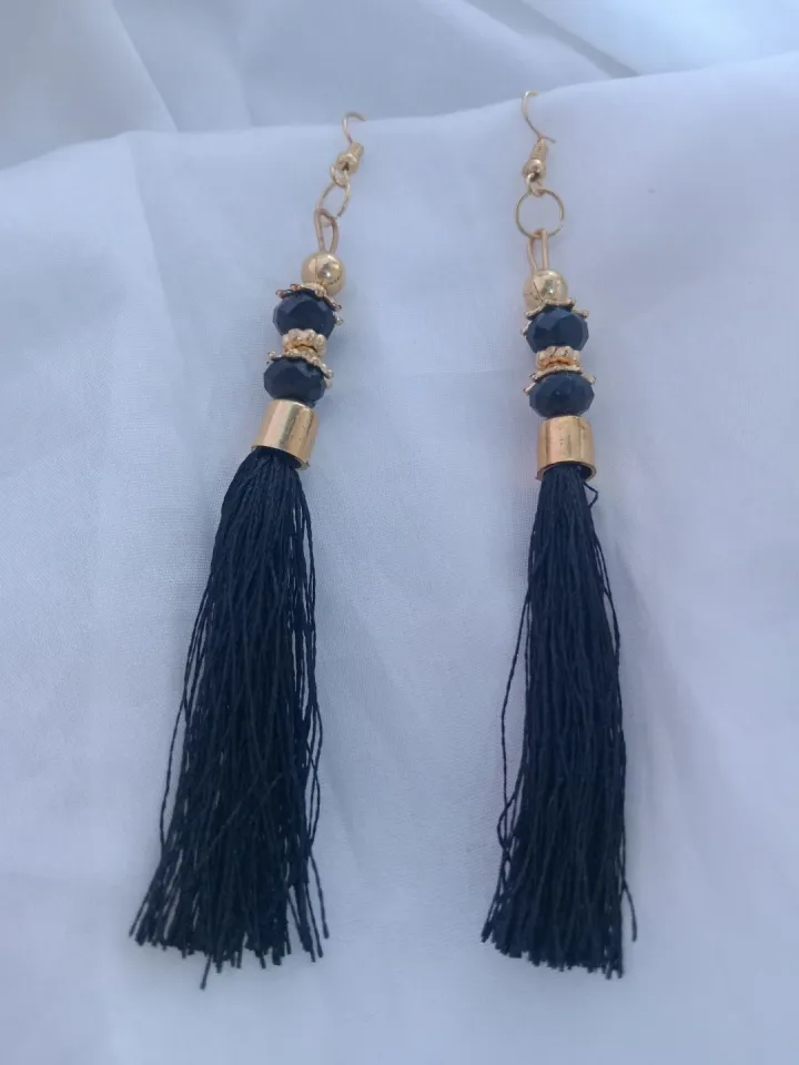 Tassels Earring Silk thread Tassel Earring Drop Earring