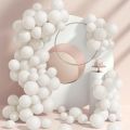 20pcs 10 inch long White Latex Balloons without shinny for Birthday Wedding Baby Shower Party Decorations  background white balloon. 
