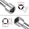 4 In1 Meter Box Key Gas Key Meter Key Multi-Functional Utilities Key for Electric Cupboard Cabinet Opening Key. 