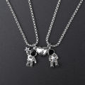 Ornament Shang pendant jewelry matching holiday gifts when astronaut space popular gothic magnet couple bracelet necklace men women pie. 