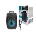 GTS-1248 Speaker 8inch Speaker Music Speaker Portable Rechargeable Speaker Wireless Speaker Bluetooth Speaker With Microphone Speaker Super Loud Woofer Speaker Loud Speaker Rechargeable Mp3 8 Inch Speaker FM Radio USB and Memory Card Supported Speaker. 