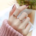 Singsing Stainless Ring for Women Non Tarnish Non Fade Gold Rings Accessories Jewelry. 