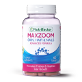 Nutrifactor Maxzoom - Hair Growth & Repair Supplement | Biotin, Zinc & Collagen Tablets for Strong, Thick, Shiny Hair, Glowing Skin & Healthy Nails | 60 Tablet. 