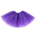 Smart Baby Girl Clothes Stars Sequins Petticoat Ballet Dance Fluffy Tutu Skirt Purple. 