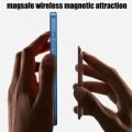 Transparent Soft Magsafing Silicone Magnet Case for iPhone 11 12 13 Pro Max X XS XR 7 8 Mini Wireless Charger Electroplate Cover ZMSM. 