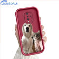 ZCSIBORUI for Vivo S1 Pro Back Cover Cool Hoodie Cats Dogs Group Photo Pattern Soft Camera Protection Rubber Square Ladder Phone Case. 