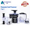 Best Quality Food Processor 7 in 1 - Powerful Copper Wiring Motor Machine - Food Processor & Vegetable Chopper Combo for Slicing, Shredding, Mincing, Puree - Complete 2 Year Warranty. 