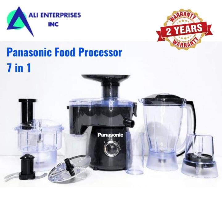 Best Quality Food Processor 7 in 1 Powerful Copper Wiring Motor Machine Food Processor Vegetable Chopper Combo for Slicing Shredding Mincing Puree Complete 2 Year Warranty Daraz.pk