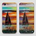 Oppo A3 Skin - SkinLee HQ Vinyl Skin Wrap (Not Cover) - Sailing Boat Sunset Oil Painting - SKINLEE-408-2-135-162. 