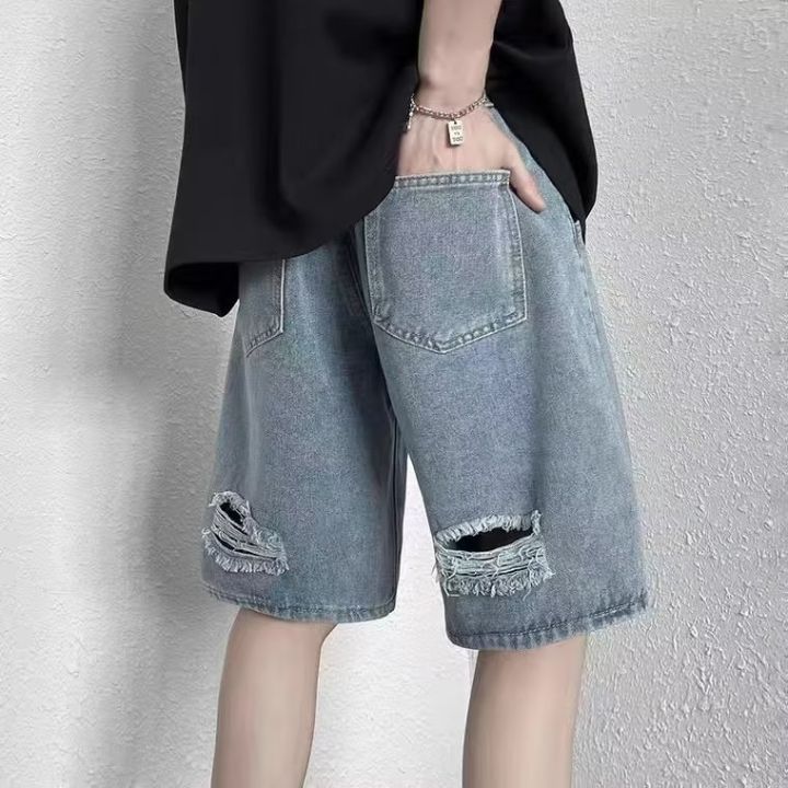 Ripped%20Denim%20Shorts%20Baby%20Boy%20and%20Girl%20Summer%20NewinsFashion%20Brand%20Hip-Hop%20Street%20Loose%20Straight%20Wide%20Leg%20Five-Point%20Pants%20-%20Image%202