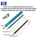 HP 55A REBUILT KIT 55A CE255A) DRUM/CLEANING BLADE/DOCTOR BLADE/MAGNETIC ROLLER/PCR ROLLER. 
