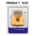 Kalimba Thumb Piano 21 Keys, Portable Mbira Finger Piano Gifts for Kids with Tuning Hammer. 