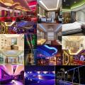 RGB Waterproof LED Strip Light 5M RGB DC 12V LED Strip With Remote Control 5A Power Adapter. 