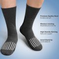 5Pairs Wool Socks for Men Warm Thermal Winter Socks Cozy Crew Breathable Hiking Boot Sock for Hiking Hunting Camping. 