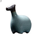 Animal Miniature Glazed Polished Cute Ceramic Animal Figurine. 