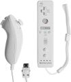 wisenovo Controller Wii Motion Plus, 2 in 1 Nunchuck with Motion Plus Remote Control Remote Set for Nintendo Wii and Wii U with Silicone Case + Mobile Phone - Red White (Used Open Box). 