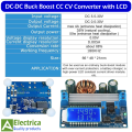 4A 35w Digital Buck Boost Converter Adjustable Step Up Step Down Voltage Regulator Power Supply Module ZK-SJVA-4X with LED Display for DIY Projects & Electronics by Electrica. 