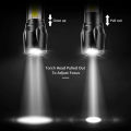 Zoomable Metal COB Flash Light Torch| Mini LED Flash Light| Rechargeable Small LED Work Light| Emergency Penlight Torch| Portable High Brightness Pocket Torch| Camping Lantern Fishing Lamp Outdoor, and Home. 