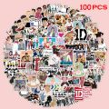 NYT 100Pcs/Pack Boy Team One Direction Stickers Diy Mobile Phone Case Suitcase Skateboard Graffiti Stickers Children'S Toys. 