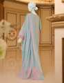 Junaid Jamshed Sky Blue Lawn 3 Piece Unstitched Suit for Women JLAWN-S-23-057 Rosado. 