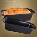 Medium Size Nonstick Bread Loaf Pan Cake Bread Mold Bakeware Gray Fruit Cake pan Loaf Cake Pan Mould Cake Pans Single Cake Baking Tool non stick long Shape Cake Mould Fruit Cake Cream Cake Making Tool Cakepan Non Stick Baking Trays & Pans 10 inch. 