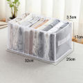 Clothes Storage Box Closet Separation Organizers Drawer Divider Organizer Compartment Boxes For Underwear Jeans Socks Bra. 
