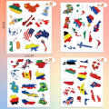 400+ designs World Flag stickers High-quality sticker 5cm countryFlag stickers Bulk Vinyl country map stickers for Scrapbooking. 