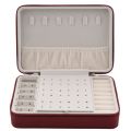 Korean Style Jewelry Box Organizer Display Storage Leather Large Big Mirror Multi-Function Necklace Earring Ring Box for Jewelry. 