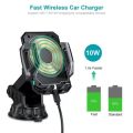 Choetech 15W Fast Wireless Car Charger – Black. 
