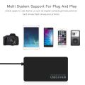 HUB USB 3.0 Laptop PC High Speed External 4 Ports Adapter Splitter USB Expander Computer Accessories For MacBook PS3 Xbox Laptop（USB 2.0 white）. 