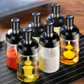 New Oil Bottle with Silicone Brush for Cooking BBQ Kitchen. 