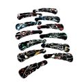 pack of 12 PCS Tik Tak HAIR PINS FOR GIRLS Tic Tac HAIR CLIPS FOR BRAID HAIR CATCHERS FANCY FASHION SCHOOL COLORS MULTICOLOR CLICK CLIPS. 
